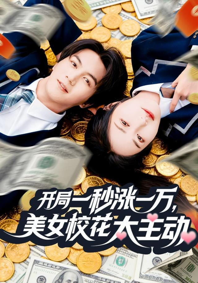 开局一秒涨一万，美女校花太主动 全集完结(大结局)